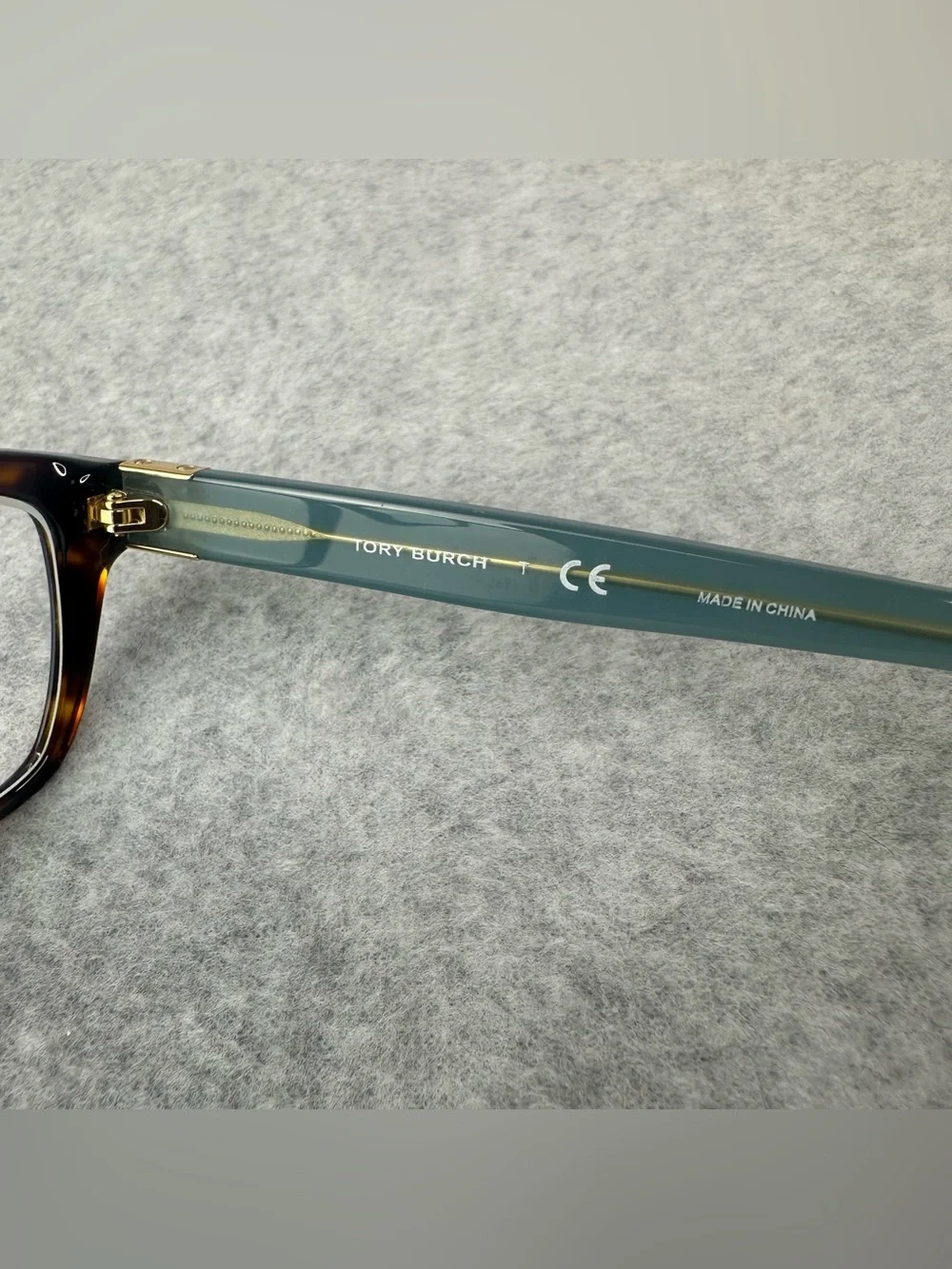 Tory Burch TY2049-1359-53 Eyeglasses – Tortoise & Teal Preowned - Picture 10 of 14